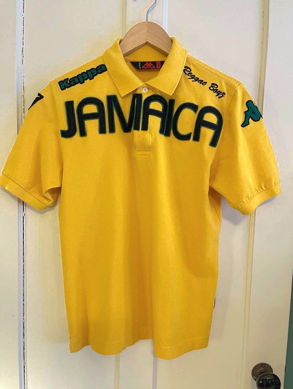 🇯🇲Vintage Kappa Robe di Kappa Jamaica Reggae Boyz La Polo Shirt 1998 World Cup